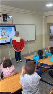 İlkokul Öğrencilerine İlkokul Çağında Sağlıklı Beslenme Eğitimi Verildi