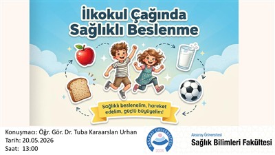 İlkokul Öğrencilerine İlkokul Çağında Sağlıklı Beslenme Eğitimi Verildi